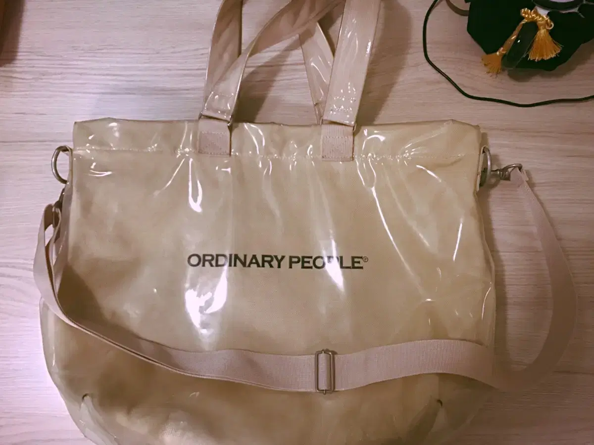 ordinary people pvc tote bag 올디너리 피플 토트백