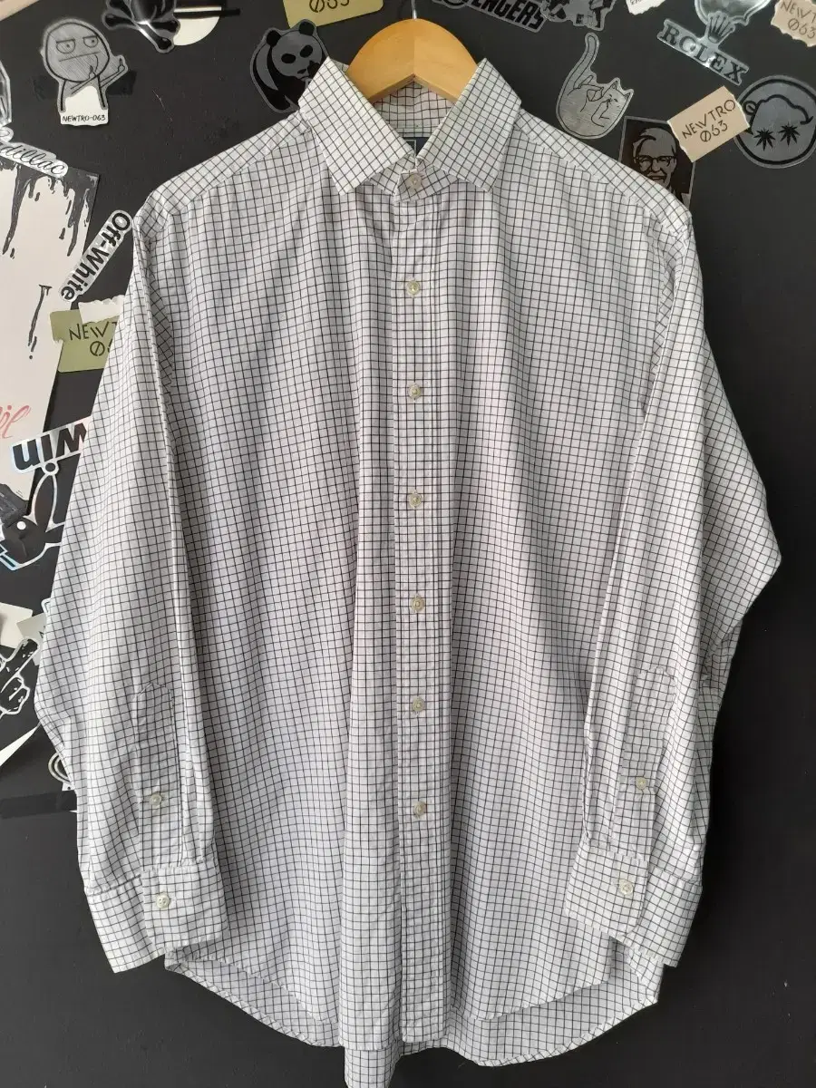 Polo Ralph Lauren check formal long sleeve shirt 16, 32/33 (true to size XL, 105)