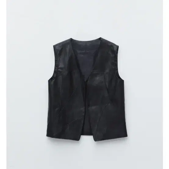 [마뗑킴] 후크 레더 베스트 hook leather vest