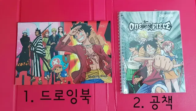 만화 원피스 드로잉북, 원피스 스프링 노트