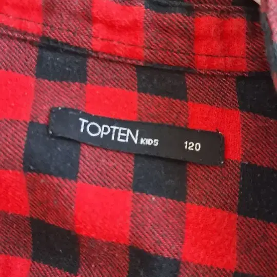 (내림)TOPTEN체크남방 120호