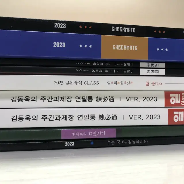 새책 만원 김동욱 2023 체크메이트 연필통 일클래스 수능 메가