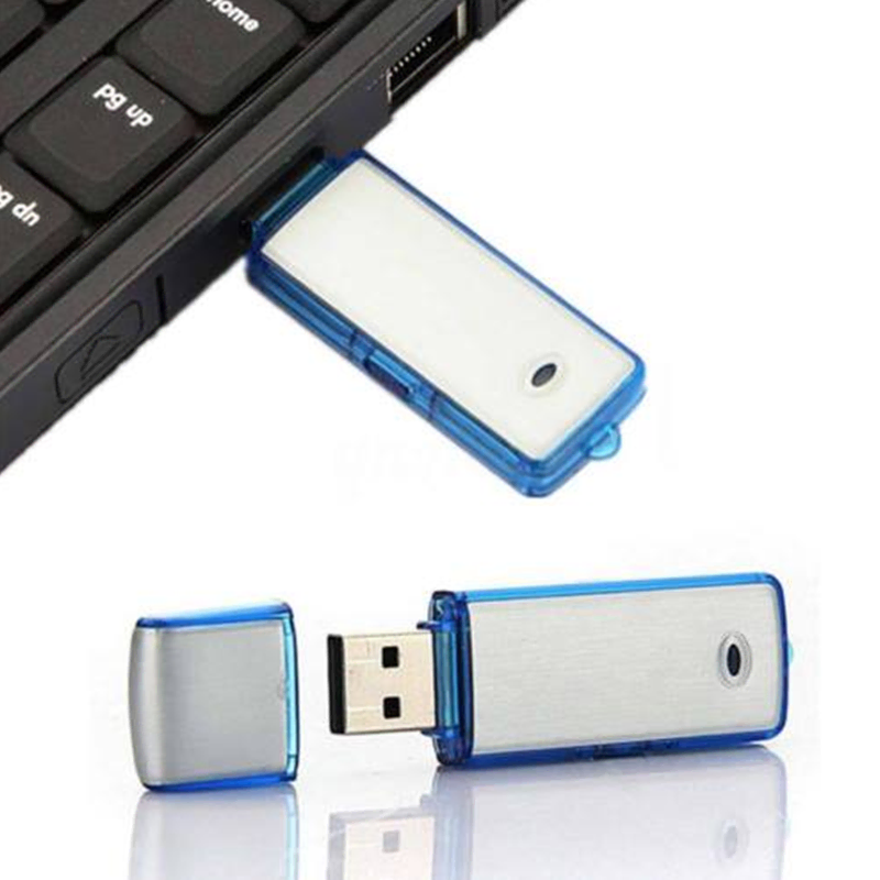 NEW 파랑색 8GB USB 메모리 미니 녹음기 보급형 디지털 150시간