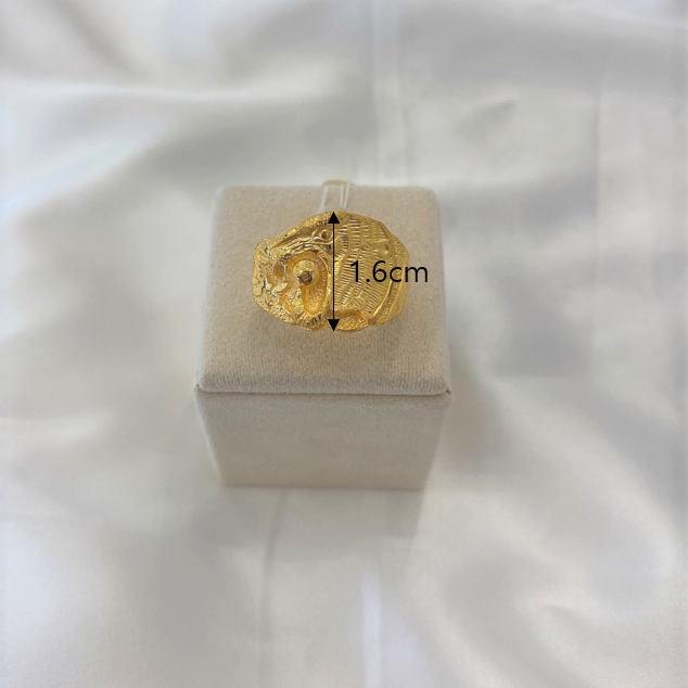 Gold Ring 24k금반지,순금5돈,24k남자반지,호랑이반지,두꺼운반지 on Bunjang with safe global ...