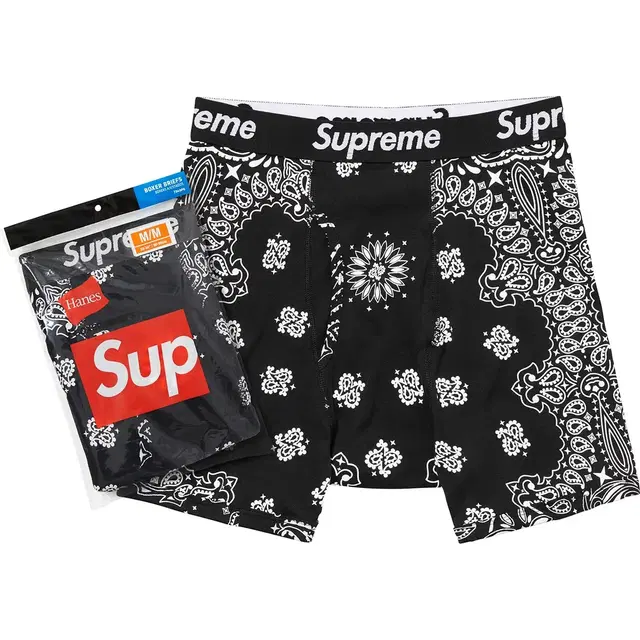 [M]Suprem Hanes Bandana Boxer Briefs