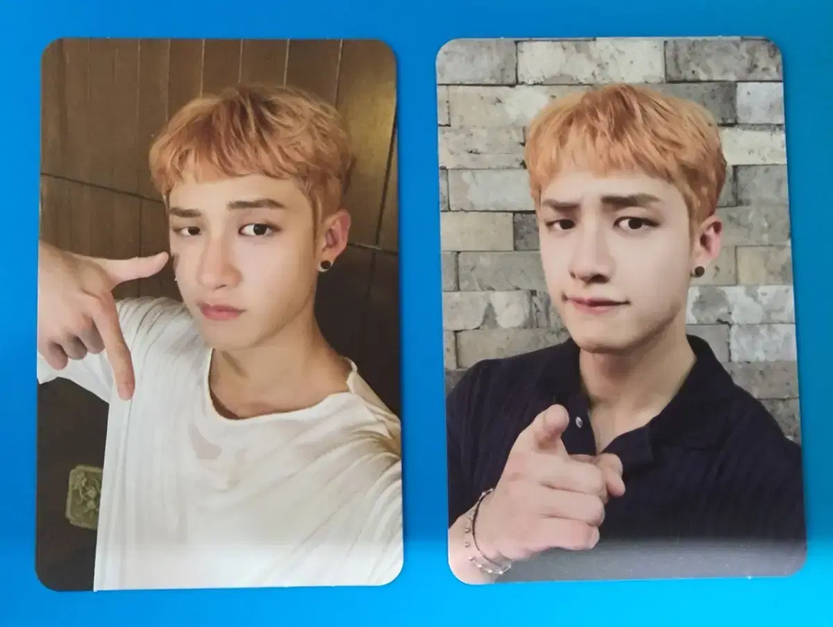 Straykids bang chan double-sided photocard