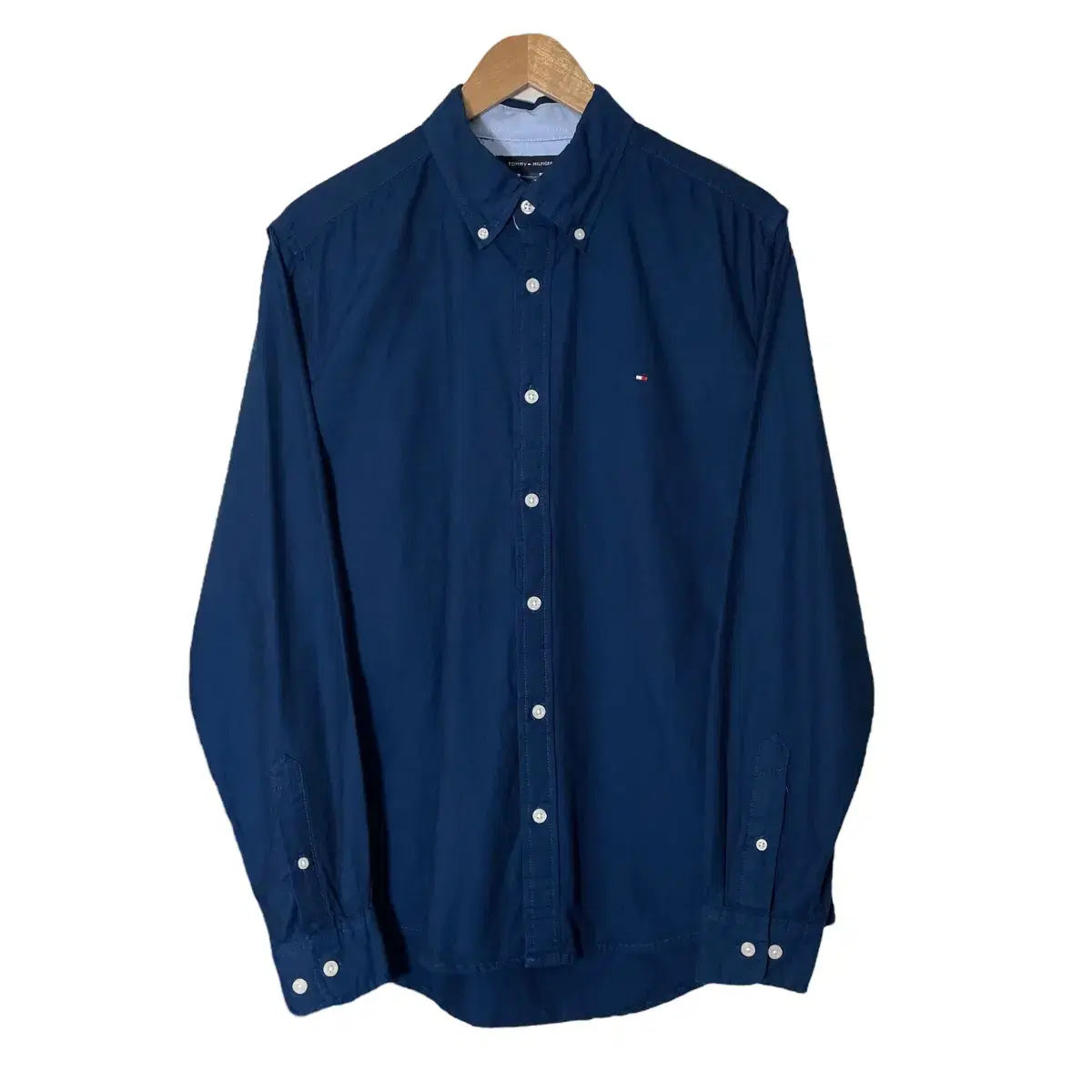 Tommy Hilfiger Navy Shirt M Vintage Navy Navy