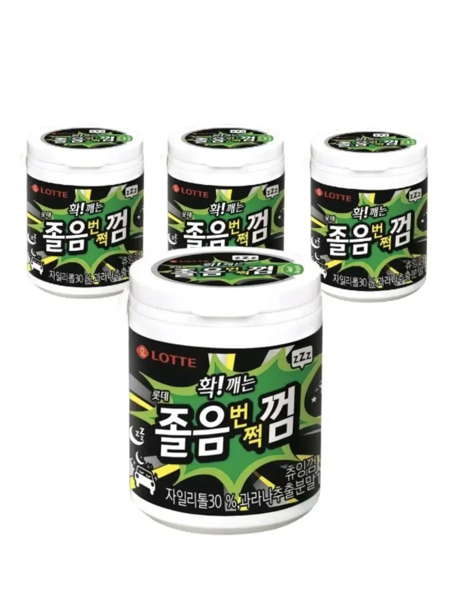 롯데제과 졸음번쩍껌 87g 4개 무료배송 껌 졸음껌 졸음방지껌