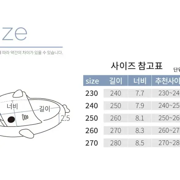 상어 슬리퍼 화장실 욕실화 간호사 직장인 실내화 (타공/무타공)