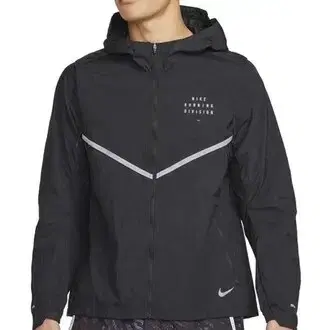 [S][90] Nike Repel Run Division Hoodie Zip-Up Black