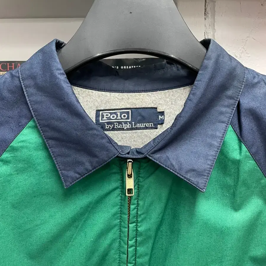 폴로 빈티지 90's polo color block jacket