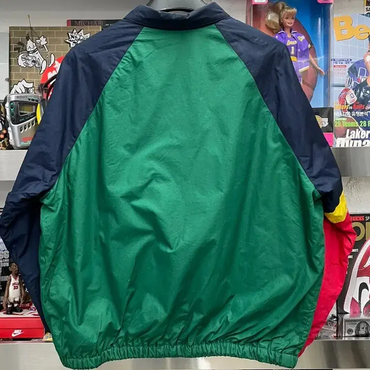 폴로 빈티지 90's polo color block jacket