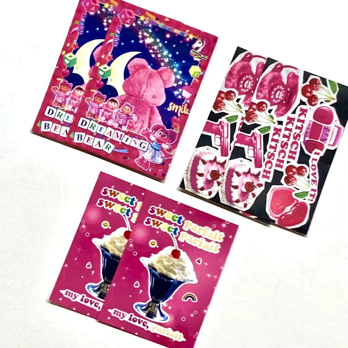 !Price Drop Kitschy Cherry Pink Sticker Pack