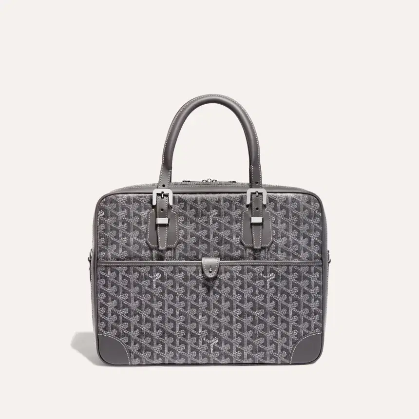 [Goyard] Ambasad PM Briefcase Gray