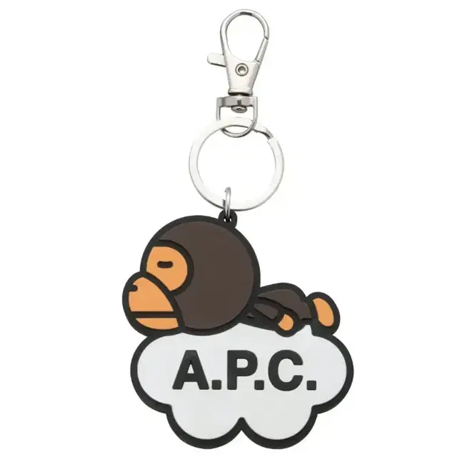 BAPE x APC milo keychain 베이프 키링