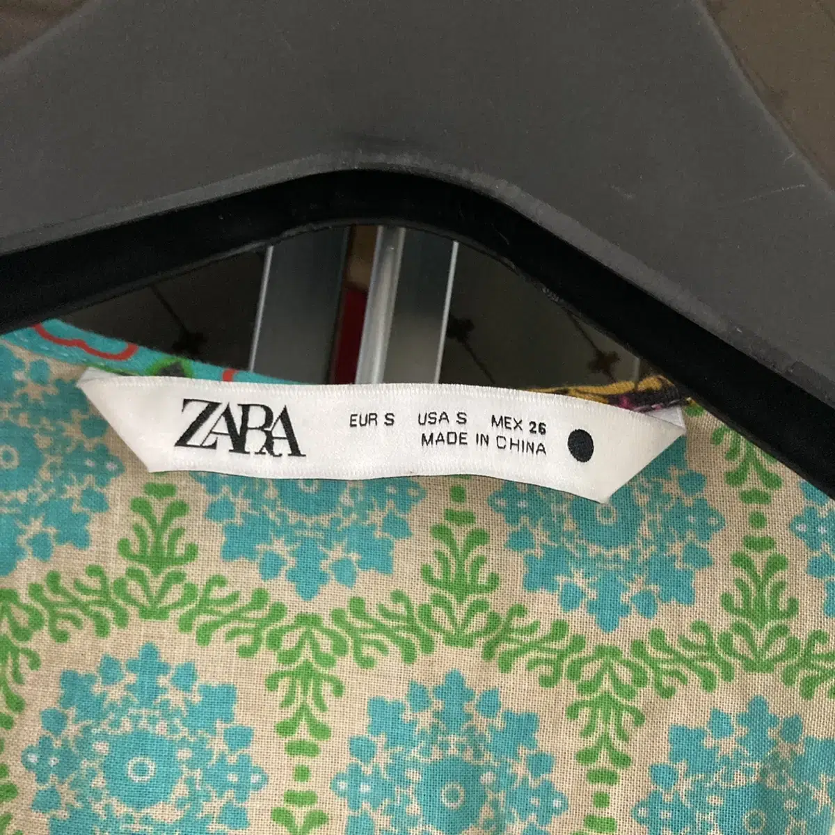 zara 자라 보헤미안 라운드넥 맥시드레스