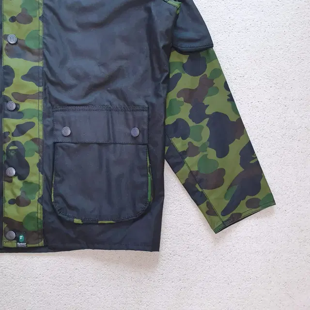 바버 X BAPE 베이프 Rain Waxer L-새상품