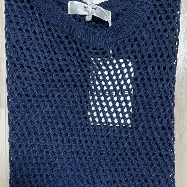 알렌느 mesh knit vest (NAVYBLUE)