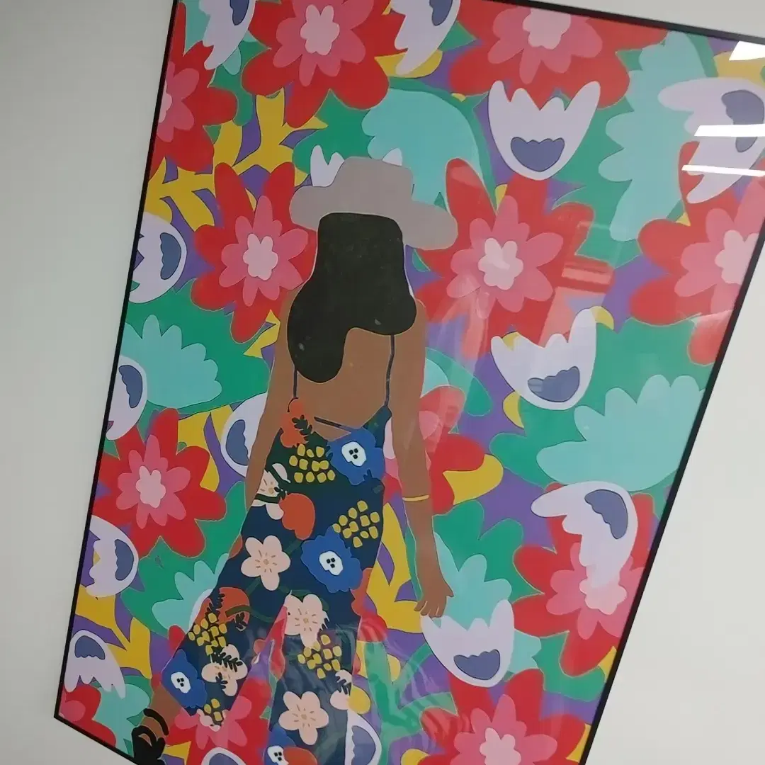 90*60CM 팝아트그림 일러스트액자 대형액자 인테리어액자 판매