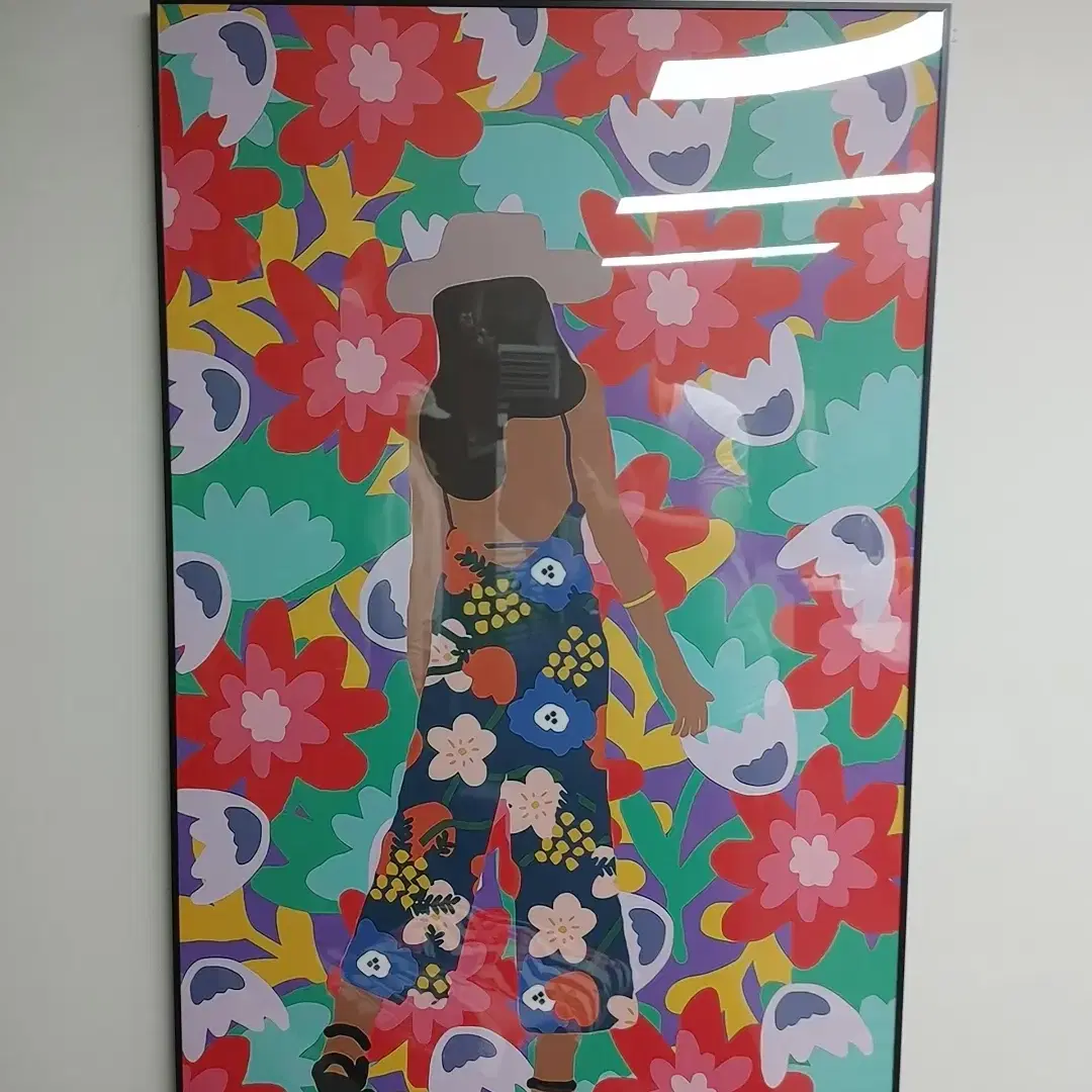 90*60CM 팝아트그림 일러스트액자 대형액자 인테리어액자 판매