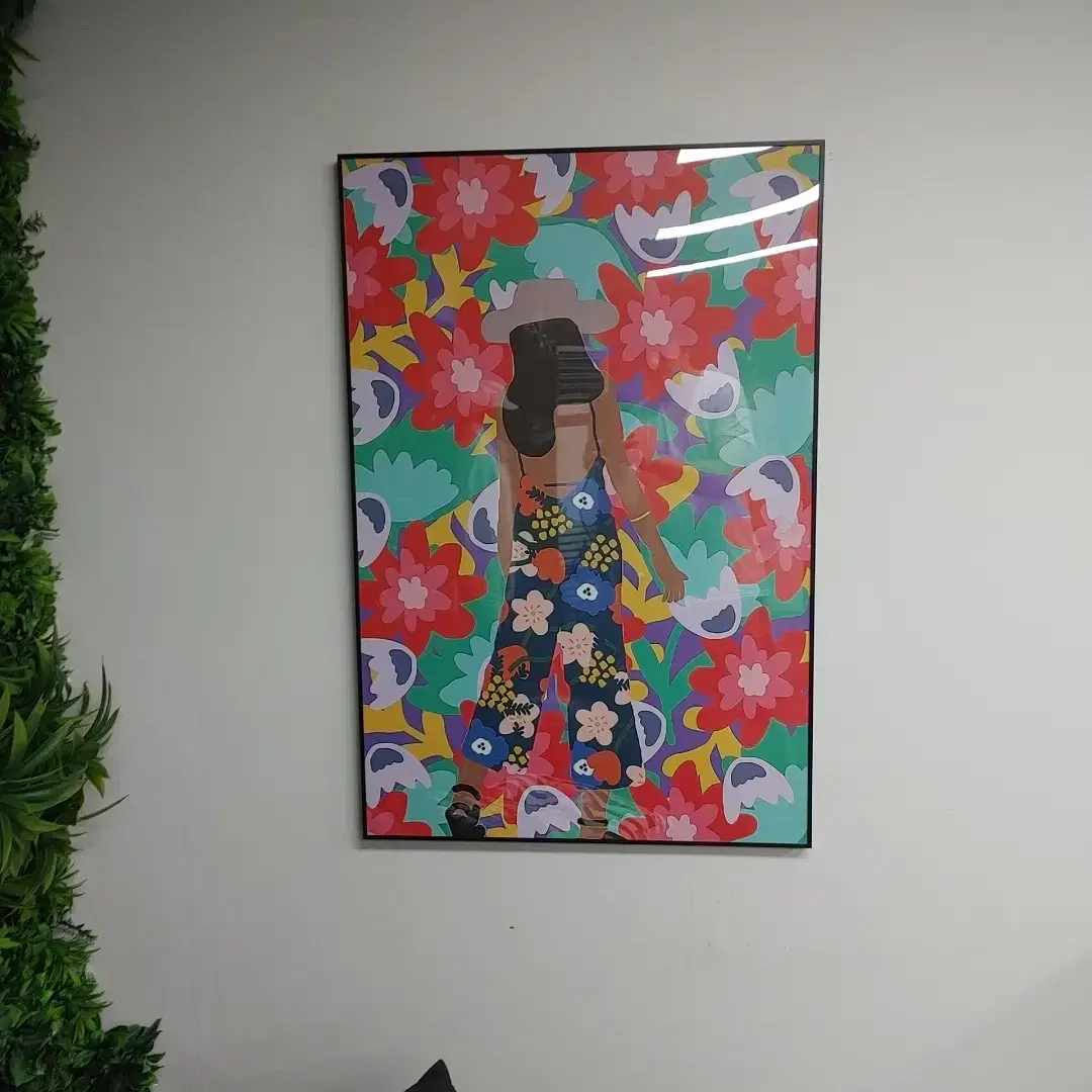 90*60CM 팝아트그림 일러스트액자 대형액자 인테리어액자 판매