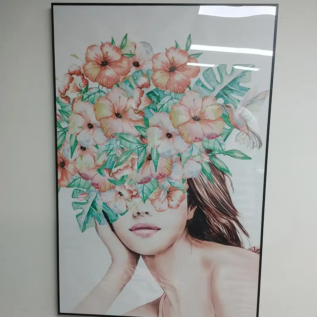 90*60CM 팝아트그림 일러스트액자 초대형그림액자 인테리어그림액자 판매