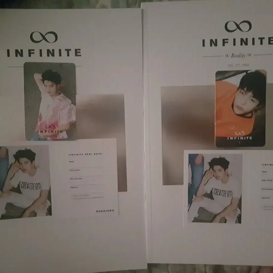 인피니트 미니앨범 5집 Reality 2개