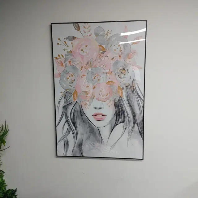 90*60CM 팝아트그림 일러스트액자 초대형그림액자 인테리어그림액자