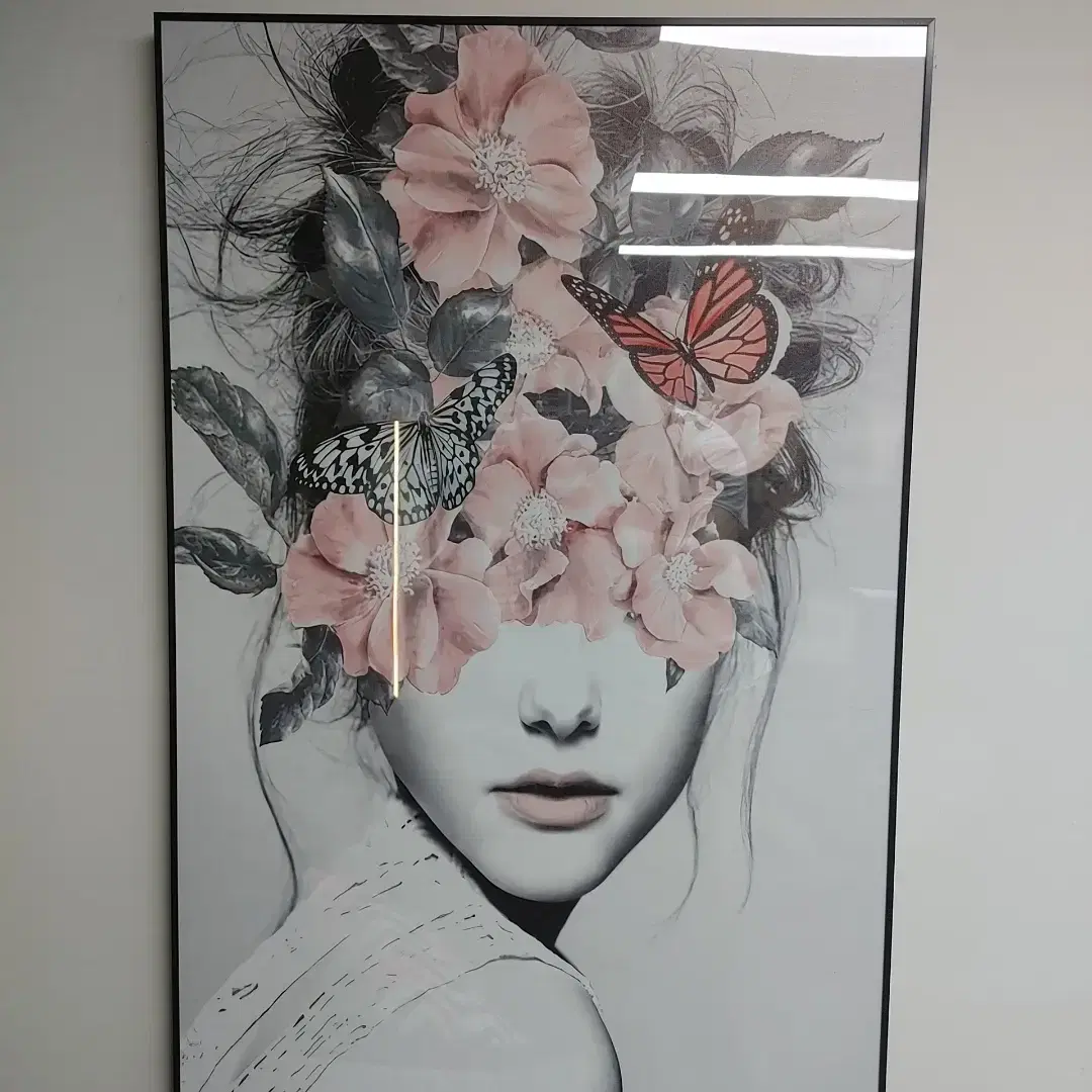 90*60cm 팝아트그림 일러스트액자 모던그림액자 초대형그림액자 판매