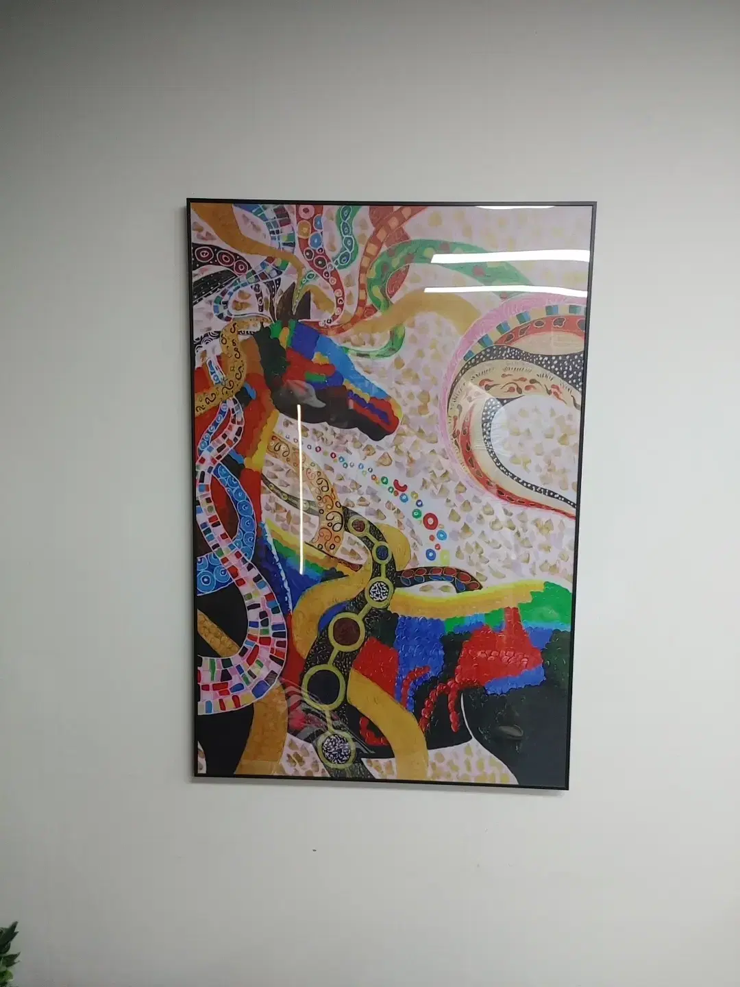 90*60cm 팝아트그림 일러스트그림 대형액자 카페 샵 인테리어 거실액자