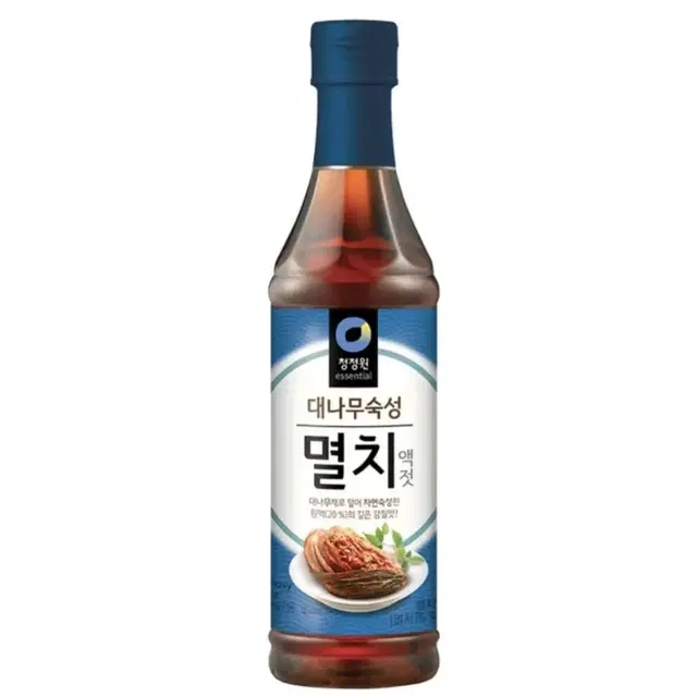 청정원 멸치액젓 1kg 무료배송 대나무숙성 액젓 조미료 멸치액젖