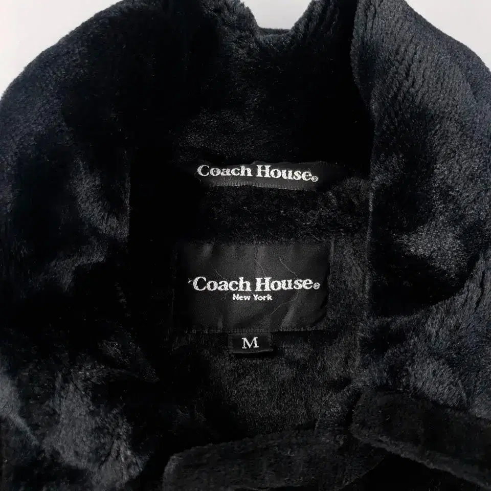 COACH HOUSE 뉴욕 블랙 코듀로이 이너퍼 카라넥 헌팅 자켓  SI