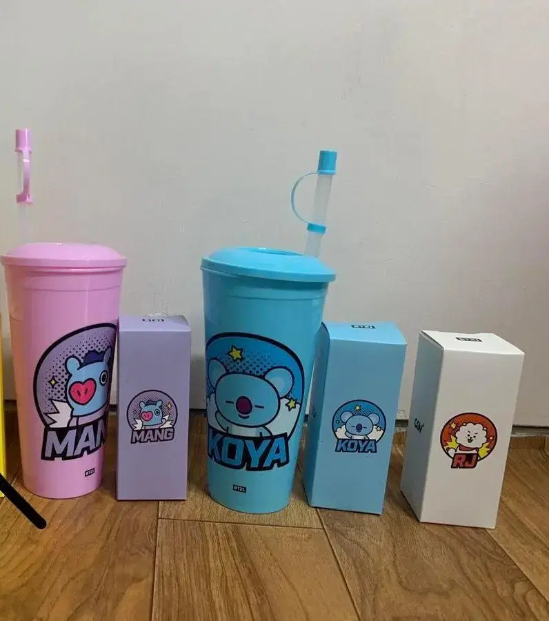 CGV BT21 Figurine Cup & Lamp Unused bulk wts