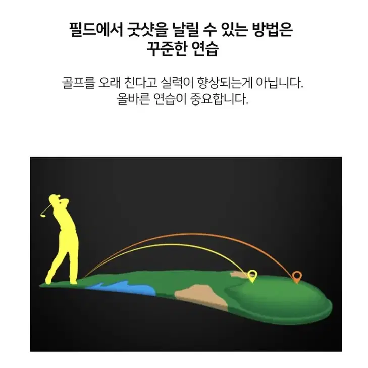 L자형 골프 스윙 교정기 연습기 바디턴 백스윙 자세교정 실내연습 색상 랜