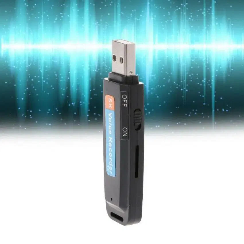 NEW 검정 USB 메모리 미니 녹음기 보급형 디지털 특수 휴대용