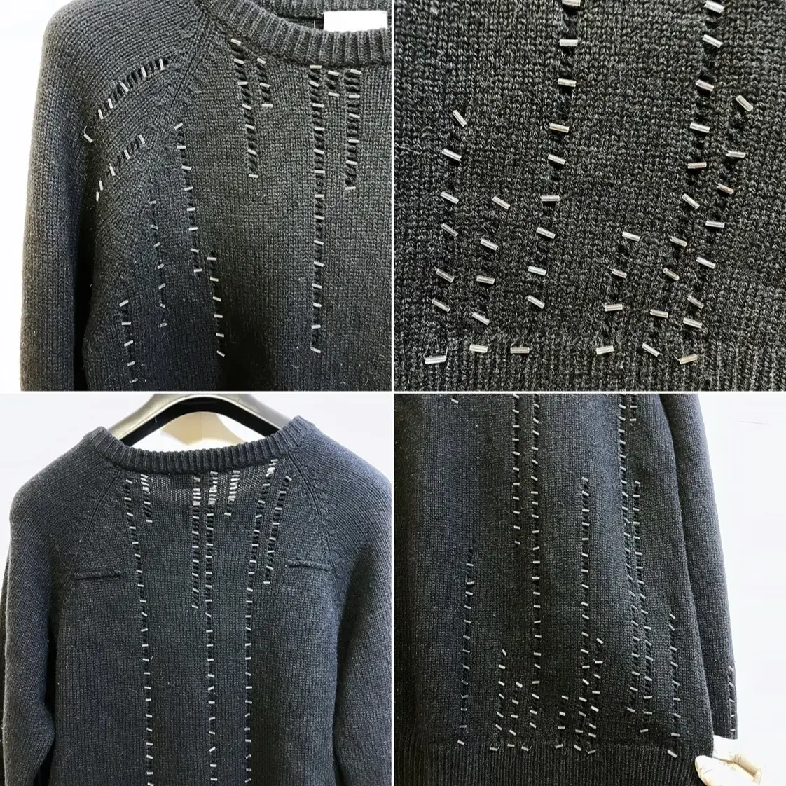 디올옴므 aw05 beaded sweater [M]