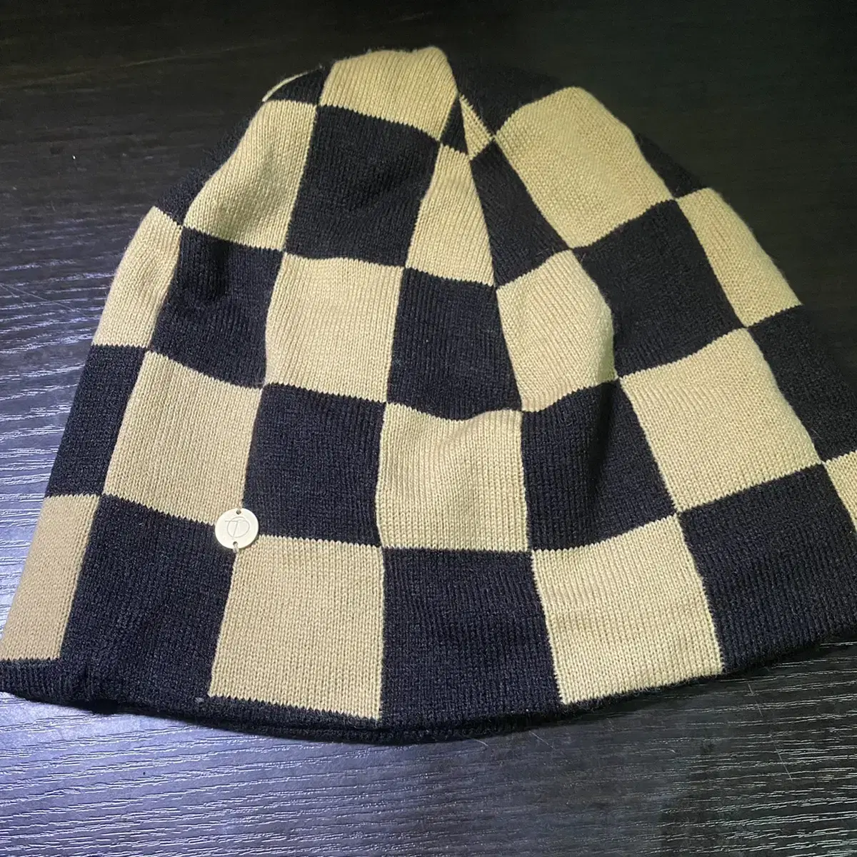 더오픈프로덕트 CHESSBOARD CHECK BEANIE