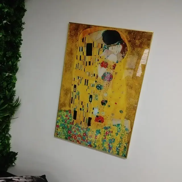 90*60cm 초대형그림액자 카페 샵 매장인테리어 거실인테리어 황금그림