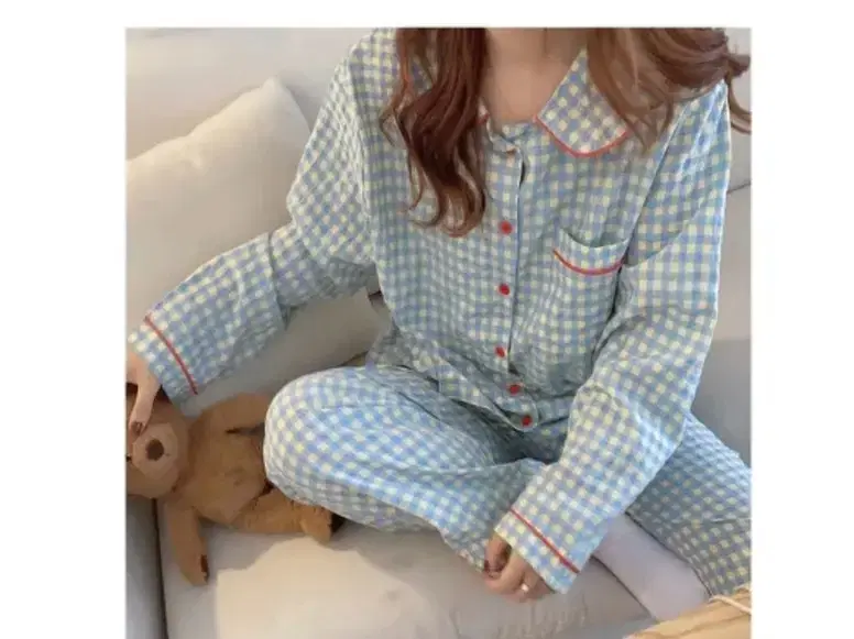 Sentimental Pajamas Check Pajamas Homewear