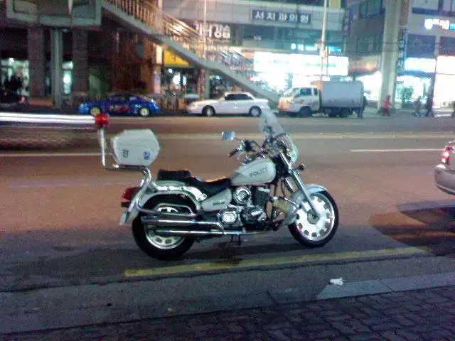 경찰오토바이 125cc