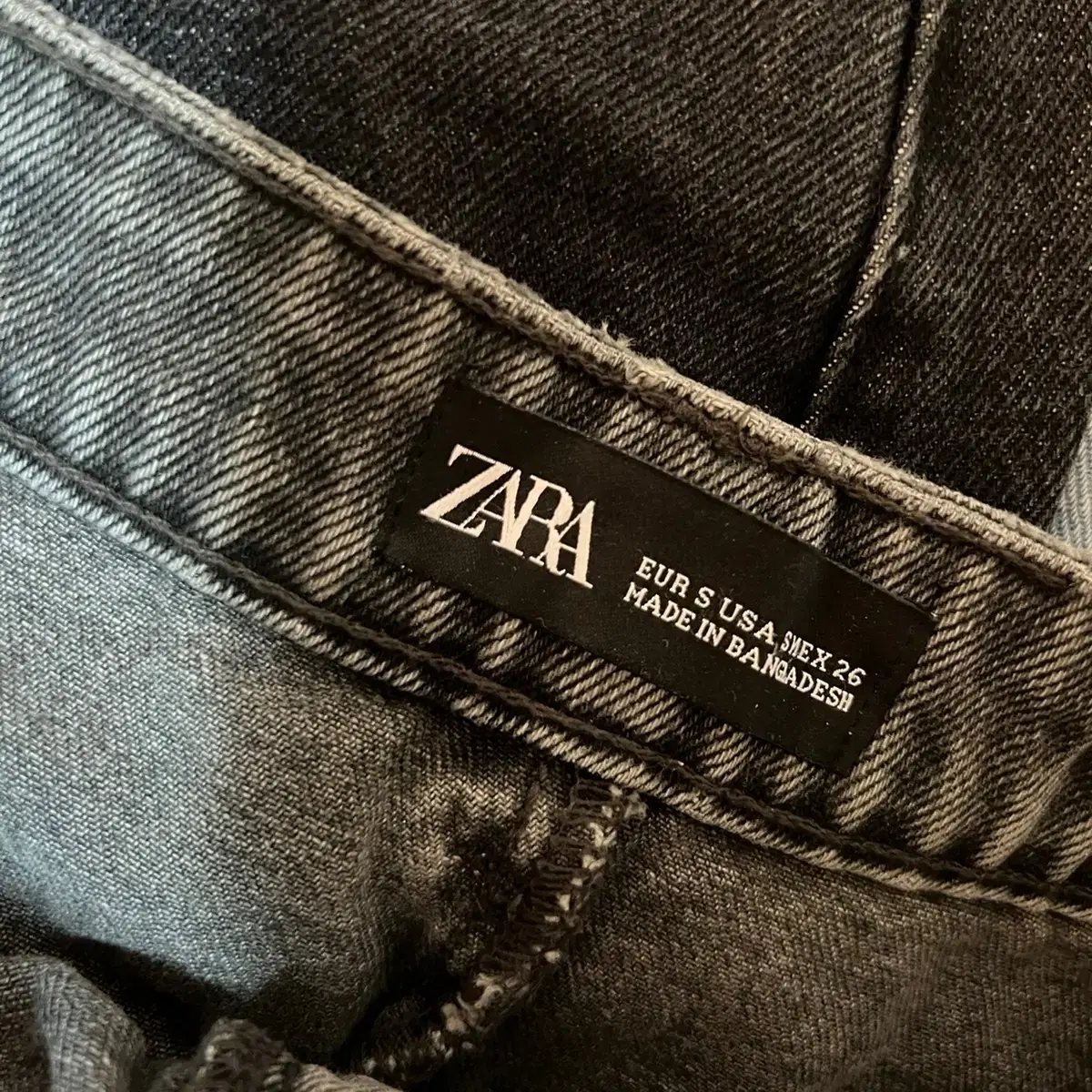 ZARA 흑청스커트