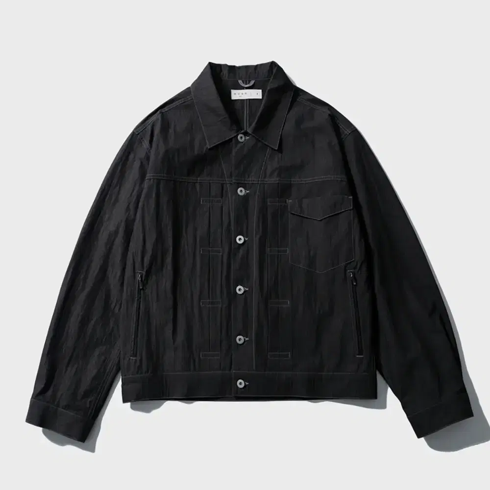 노운 C/N trucker jacket (charcoal) 2