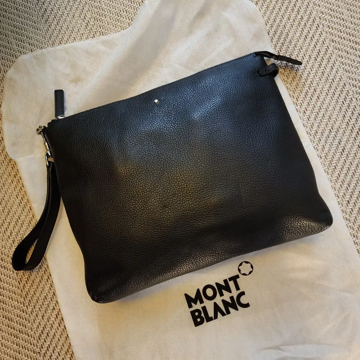 몽블랑 MONTBLANC 마이스터스튁 소프트 그레인 클러치백 [새상품급]