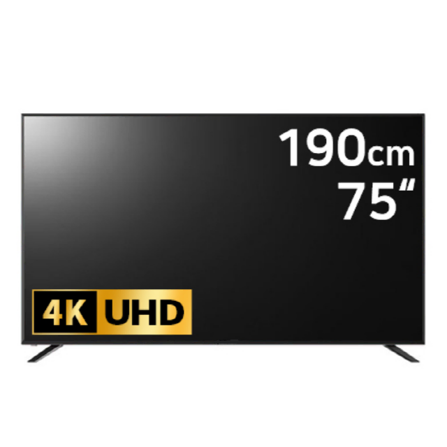 75인치 UHD 4K LED TV 미개봉 새제품 무료배송 모니터 티비