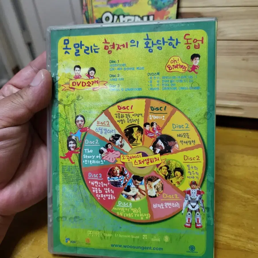 DVD 오브라더스 감독판 3disc. 이정재 이범수 주연 2003년