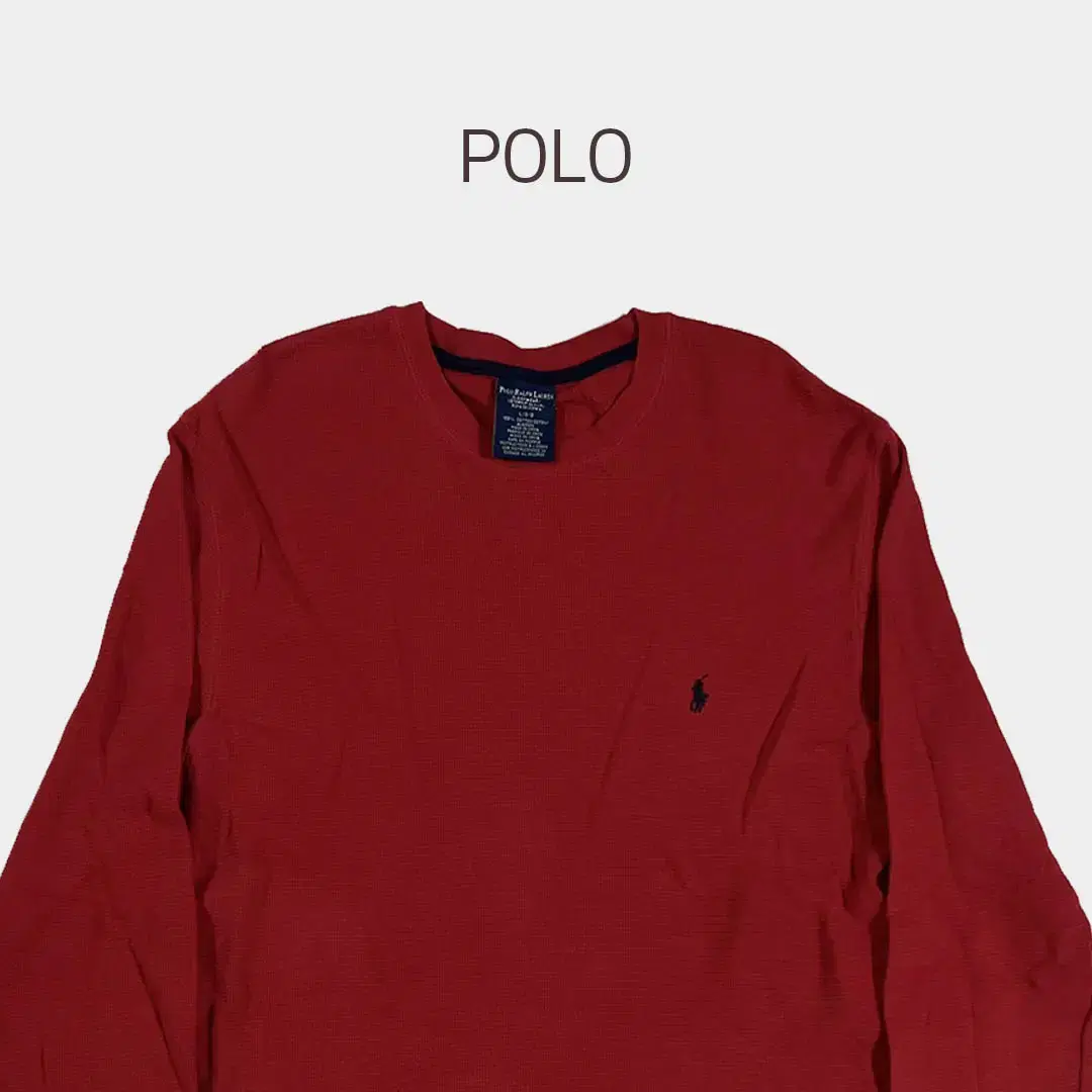 Polo Ralph Lauren Logo Waffle Long Sleeve BM1473