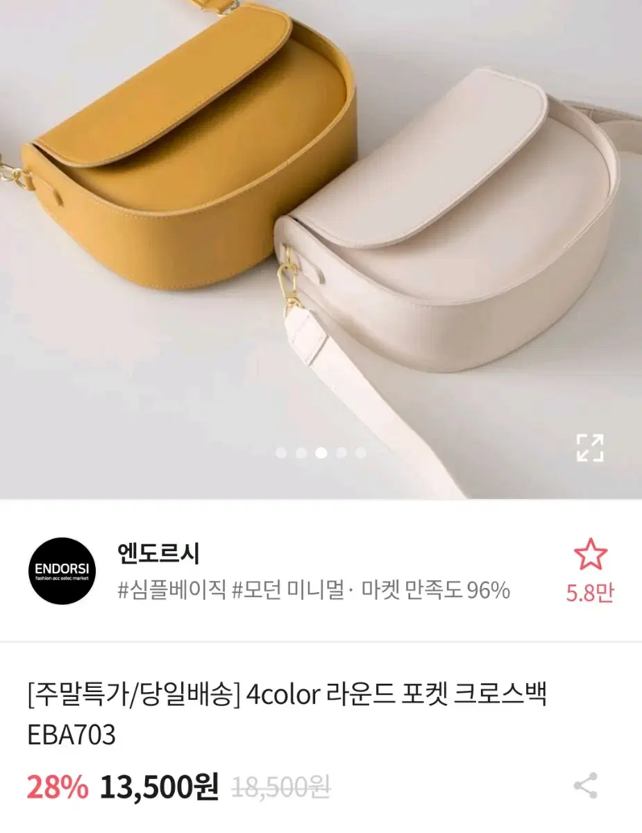 에이블리 라운드 포켓 크로스백