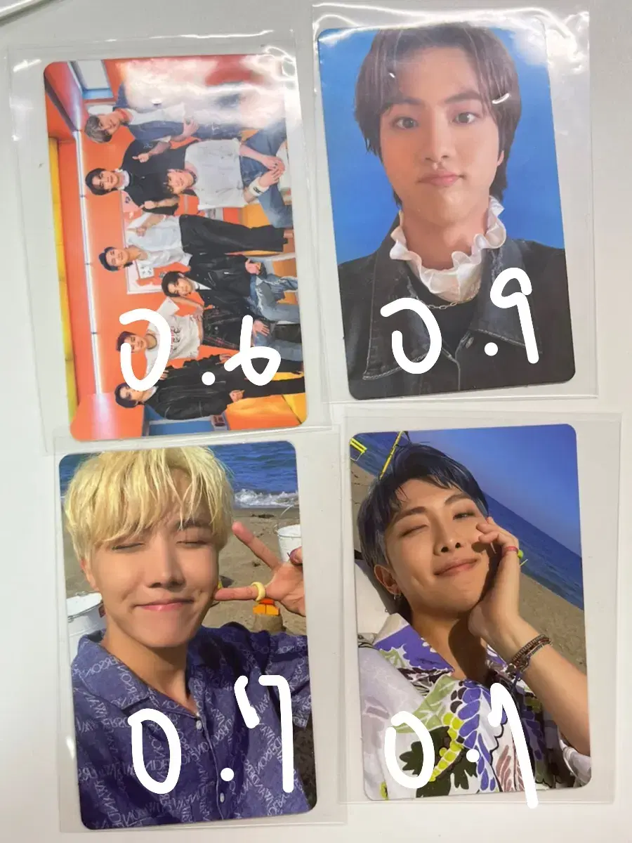 Butter photocard photocard group rm rm j-hope hoseok jin seokjin