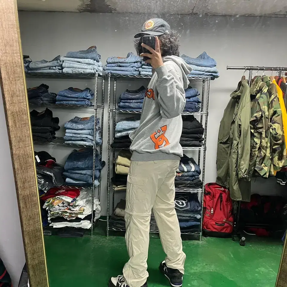 33~35) COLUMBIA CARGO 2IN1 TRACK PANTS