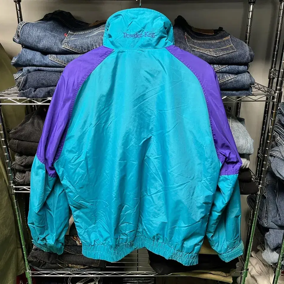 L) OLD COLUMBIA MULTI COLOR JACKET